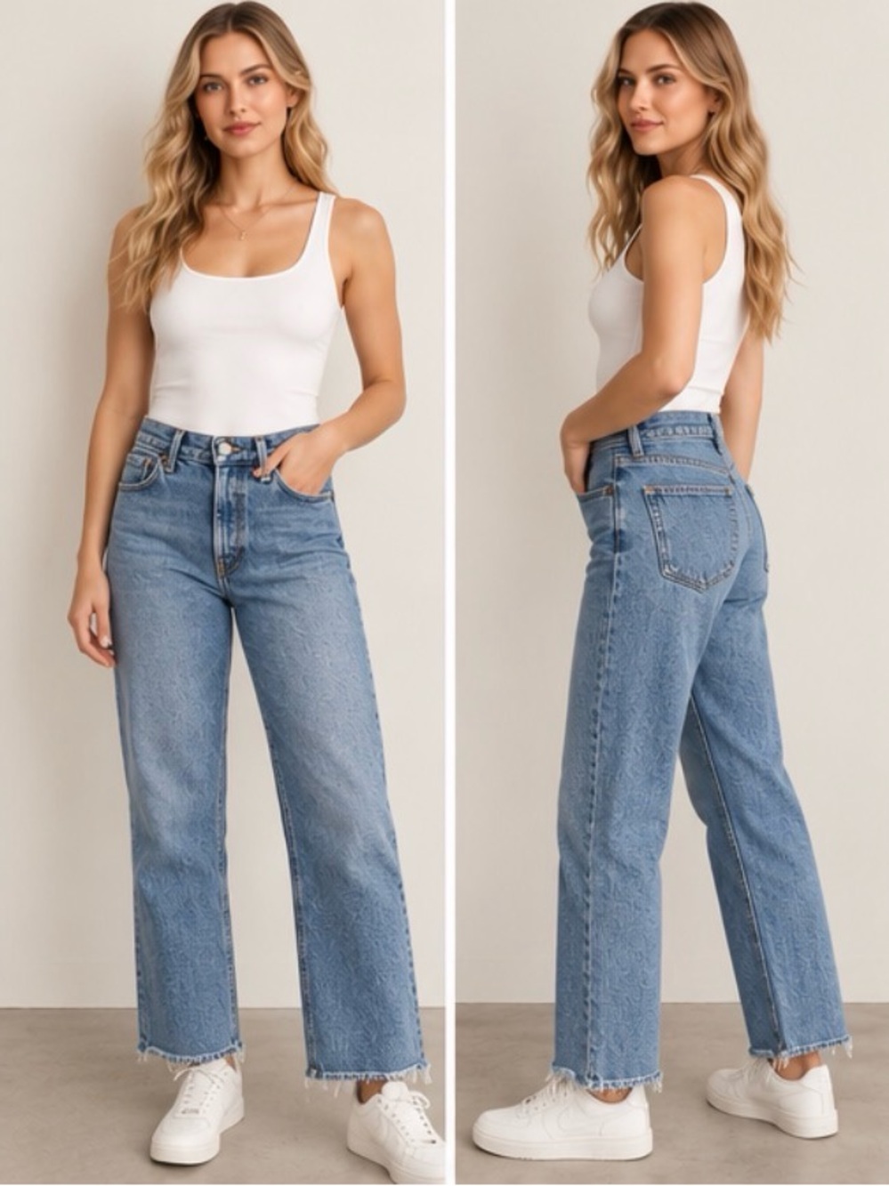 AGOLDE 90’s Pinch Waist Jeans Size 31 Organic Cotton Raw Hem